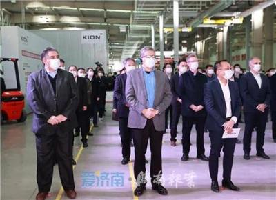 凯傲中国叉车一期项目投产暨美国德马泰克项目开工活动在莱芜区举行